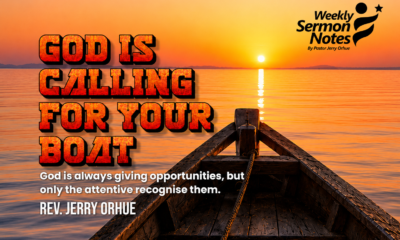 GOD IS CALLING FOR YOUR BOAT
