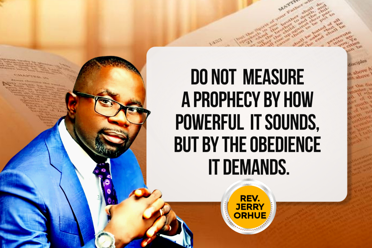 The Responsibility Behind Prophecy