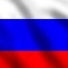 White, blue, and red horizontal flag representing the national flag of Russia (top to bottom).