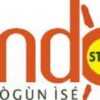 Ondo State government logo with orange text and a sun motif