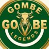 Logo for Gombe Legends: green and gold circular emblem with a stylized bull head in the center and 'GOMBE' above, 'LEGENDS' curved below.