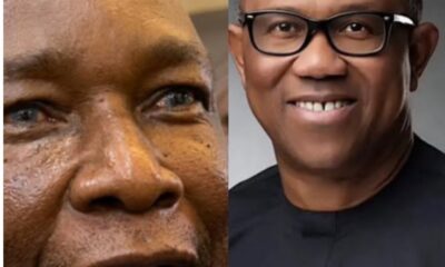 Split image of two men: left is a close-up of a smiling older man, right is a man with glasses and a black shirt, also smiling.