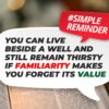 The cost of familiarity